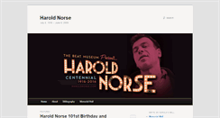 Desktop Screenshot of haroldnorse.com